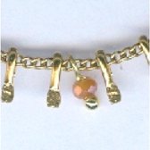 Twice As Nice Armband in goudkleurig edelstaal 16 cm+3 cm