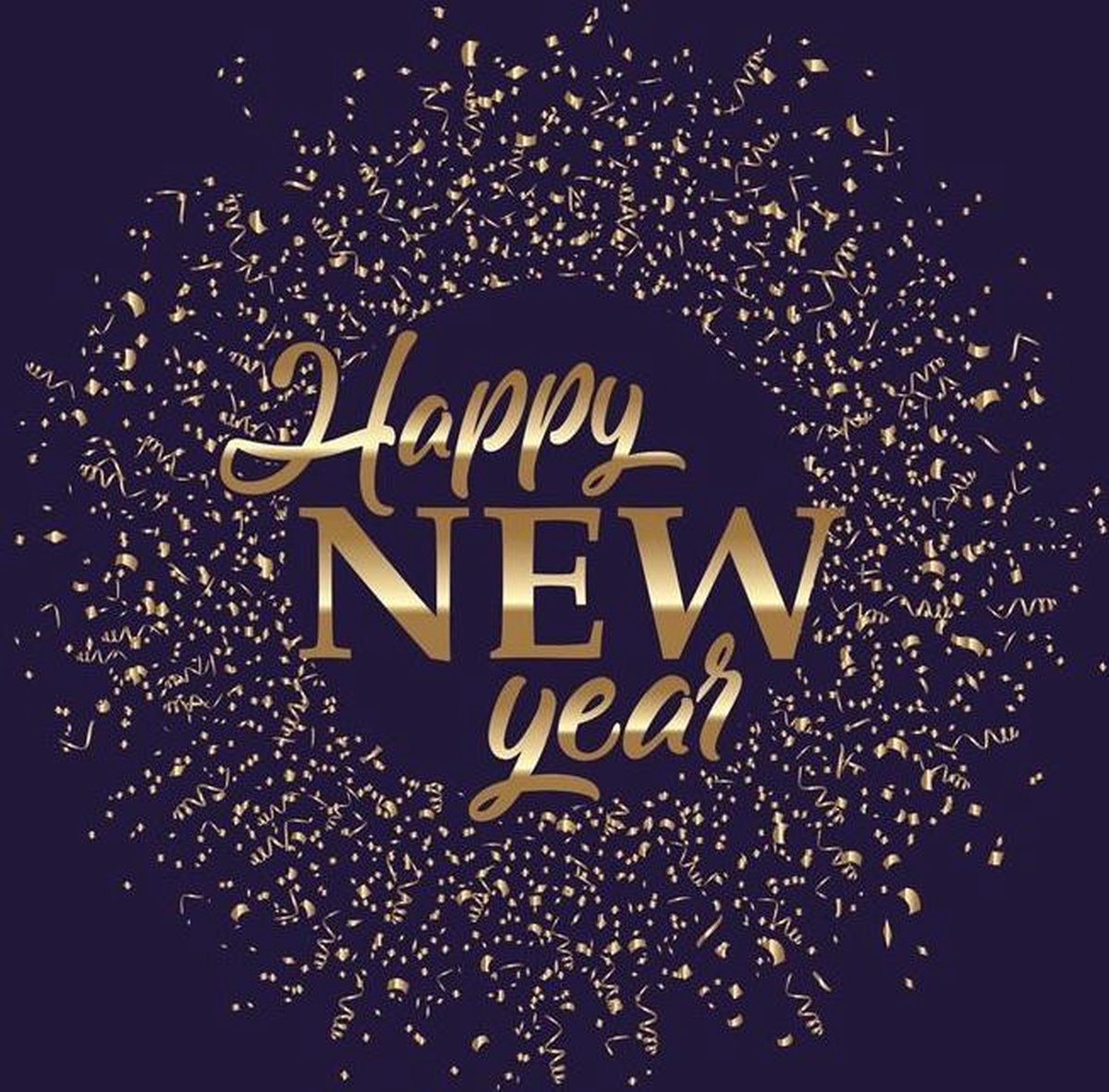 Servetten Happy New Year 25x25cm, 20st
