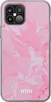 6F hoesje - geschikt voor iPhone 12 Pro - Transparant TPU Case - Pink Sync #ffffff