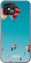 6F hoesje - geschikt voor iPhone 12 Pro - Transparant TPU Case - Air Balloons #ffffff