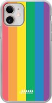iPhone 12 Mini Hoesje Transparant TPU Case - #LGBT #ffffff
