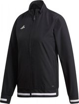 adidas T19 Woven Jacket Dames - sportvest - zwart