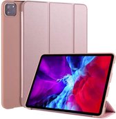 Apple iPad Pro 11 2020 inch Ultraslanke Hoesje Tri-Fold Cover Case - Rose Goud