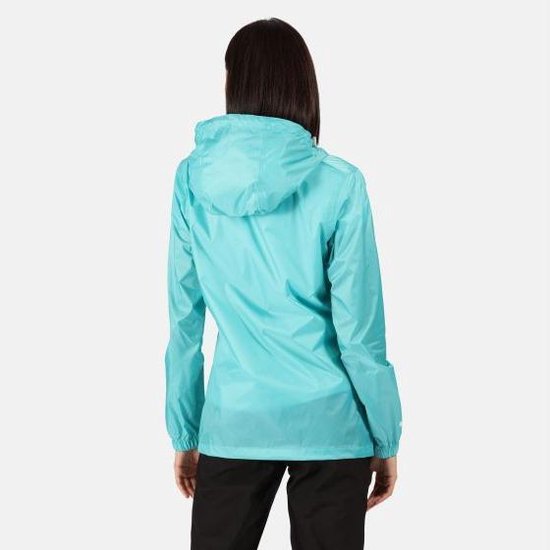 Regatta Pack It Jacket III Women Lichtblauwe Regenjas 34 Blauw bol