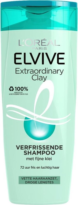 L'Oréal Paris Elvive Extraordinary Clay Shampoo Voordeelverpakking - 6 x 250ml - L’Oréal Paris