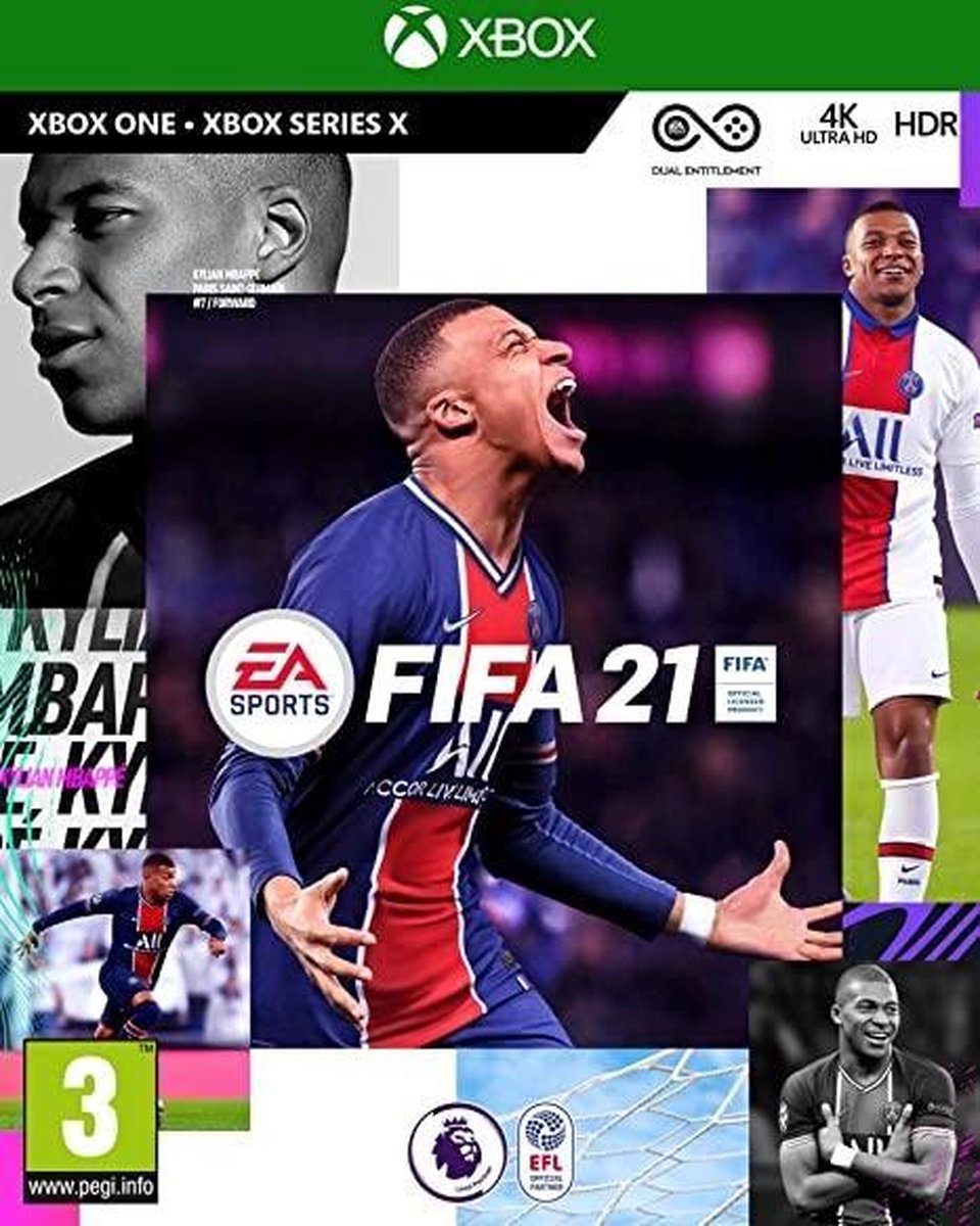 Electronic Arts FIFA 21, Xbox One, Multiplayer modus, E (Iedereen)