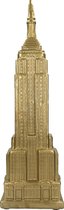 Ornament Empire State Building - Toren - New York - Keramiek - Goud 18 X 13.5 X 59.5