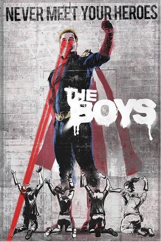Pyramid Poster - The Boys Homelander Stencil - 91.5 X 61 Cm - Multicolor