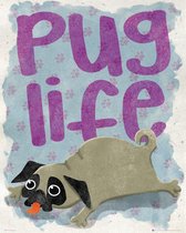GBeye Pug Life  Poster - 40x50cm