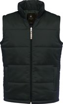 B&C Heren Volledige Ritssluiting Waterdichte Bodywarmer/Gilet (Zwart)