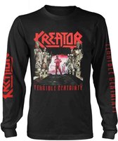 Kreator Longsleeve shirt -S- Terrible Certainty Zwart