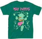 Meat Puppets Heren Tshirt -M- Monster Groen