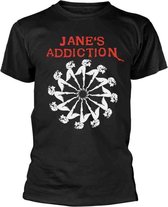 Jane's Addiction Heren Tshirt -L- Lady Wheel Zwart