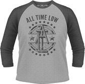 All Time Low Raglan top -M- Emblem Grijs