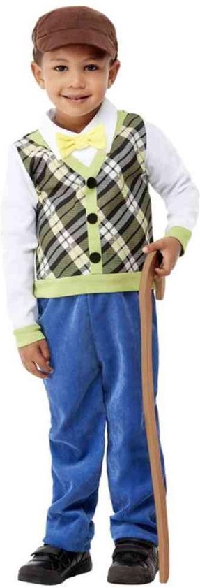 Smiffys Kinder Kostuum -Kids tm 4 jaar- Old Man Multicolours | bol.com