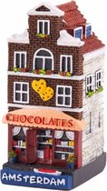 Polystone Huisje Chocolate Shop Amsterdam - Souvenir