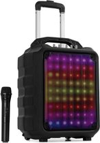 Moving 80.1 LED PA-installatie 8" woofer 100 W max UHF-micro USB SD BT AUX mobiel