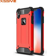 Xssive Anti Shock Back Cover voor Apple iPhone X - iPhone XS - Rood