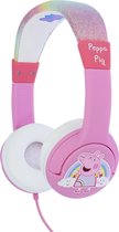 Bol.com Peppa Pig regenboog - kinder koptelefoon - volumebegrenzing - verstelbaar - comfortabel aanbieding