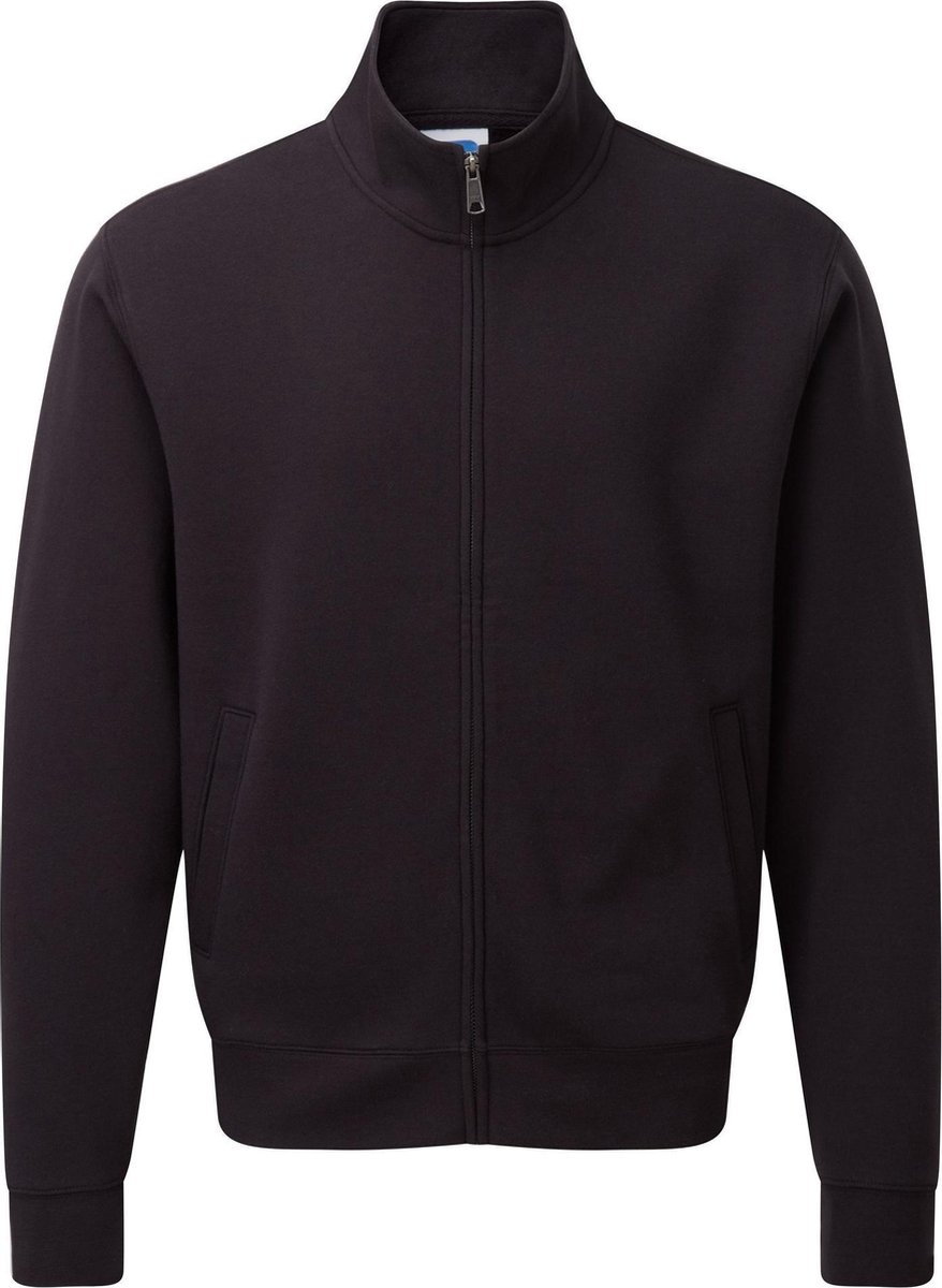 Russell Heren Authentiek Sweatshirt-jasje met volledige ritssluiting Zwart