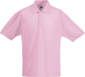 Fruit of the Loom Kinderen/Kinderen Unisex 65/35 Pique Polo Shirt (Licht Roze)