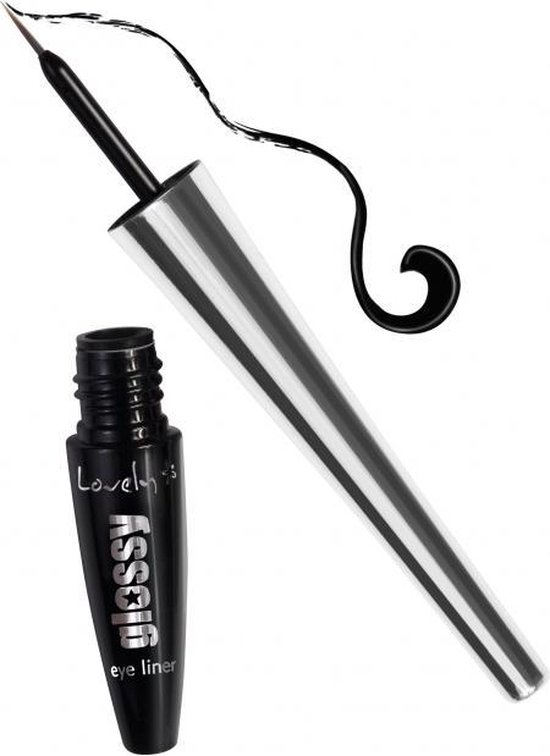 Lovely Glossy Eyeliner Ultra Black Eyeliner For High Gloss Eyes 2G
