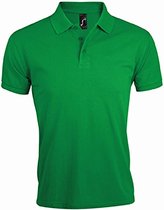 SOLS Heren Prime Pique Poloshirt met korte mouwen (Kelly Groen)