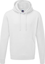 Russell- Authentic Hoodie - Wit - L