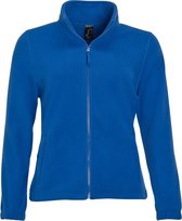 SOLS Dames/dames North Full Zip Fleece Jacket (Koningsblauw)