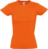 SOLS Dames/dames Imperial Heavy Short Sleeve T-Shirt (Oranje)