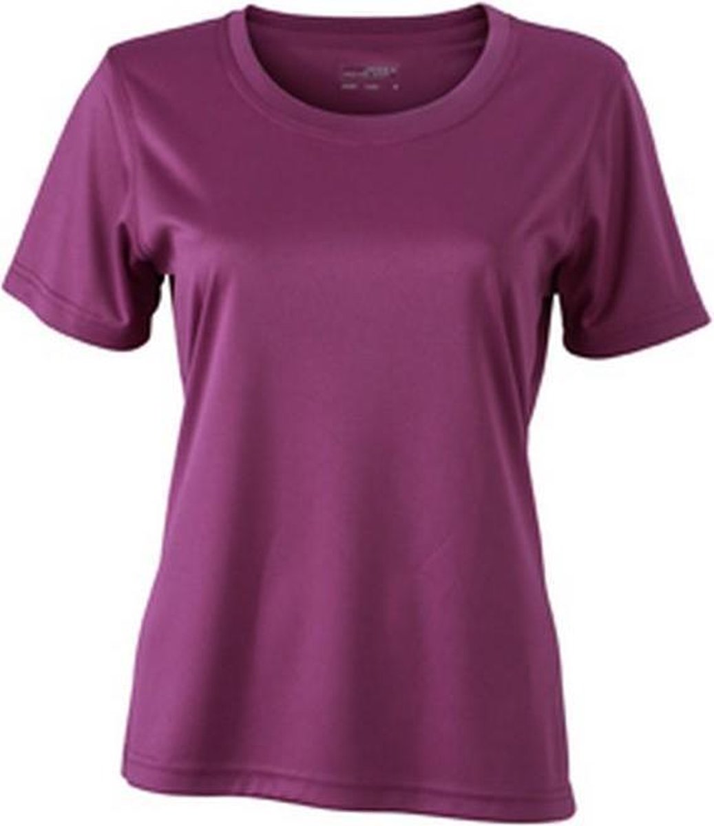 James and Nicholson Vrouwen/dames Actieve Tee (Paars)