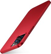 Ultra thin case geschikt voor Apple iPhone 12 / 12 Pro - 6.1 inch - rood