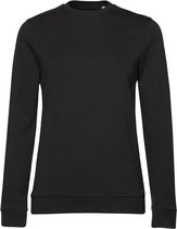 B&C Dames/dames Set-in Sweatshirt (Zwart)