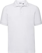 Russell Heren Poloshirt op maat Pique Polo (Wit)