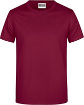 James And Nicholson Heren Basis T-Shirt (Wijn)