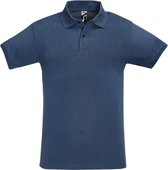 SOLS Heren Perfect Pique Korte Mouw Poloshirt (Denim)