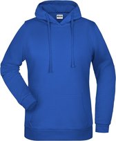 James And Nicholson Vrouwen/dames Basic Hoodie (Koninklijk)