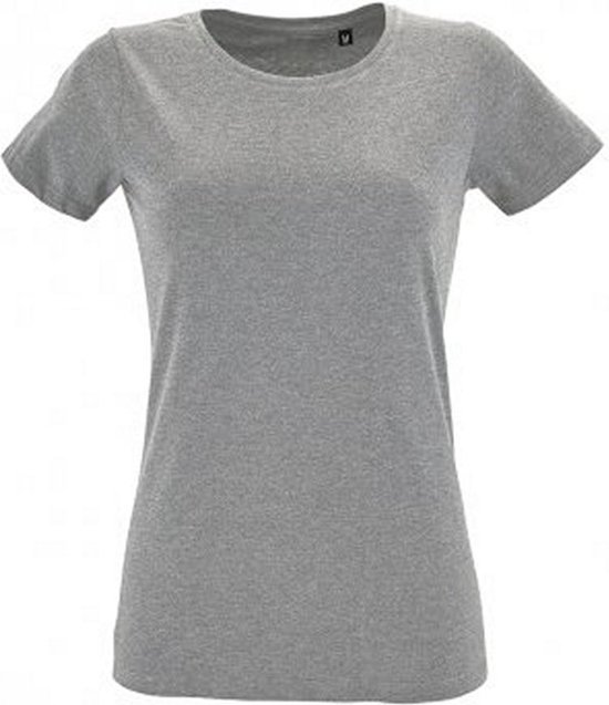 SOLS Dames/dames Regent Fit T-Shirt met korte mouwen (Grijze Mergel)