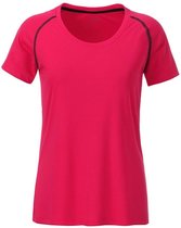 James and Nicholson Dames/Dames Sport T-Shirt (Helder Roze/Titaan)