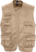 SOLS Wild Unisex Full Zip Waistcoat Bodywarmer Jacket (Touw)