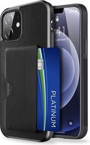 Dux Ducis - iPhone 12 Mini hoesje - Pocard Series - Back Cover - Zwart