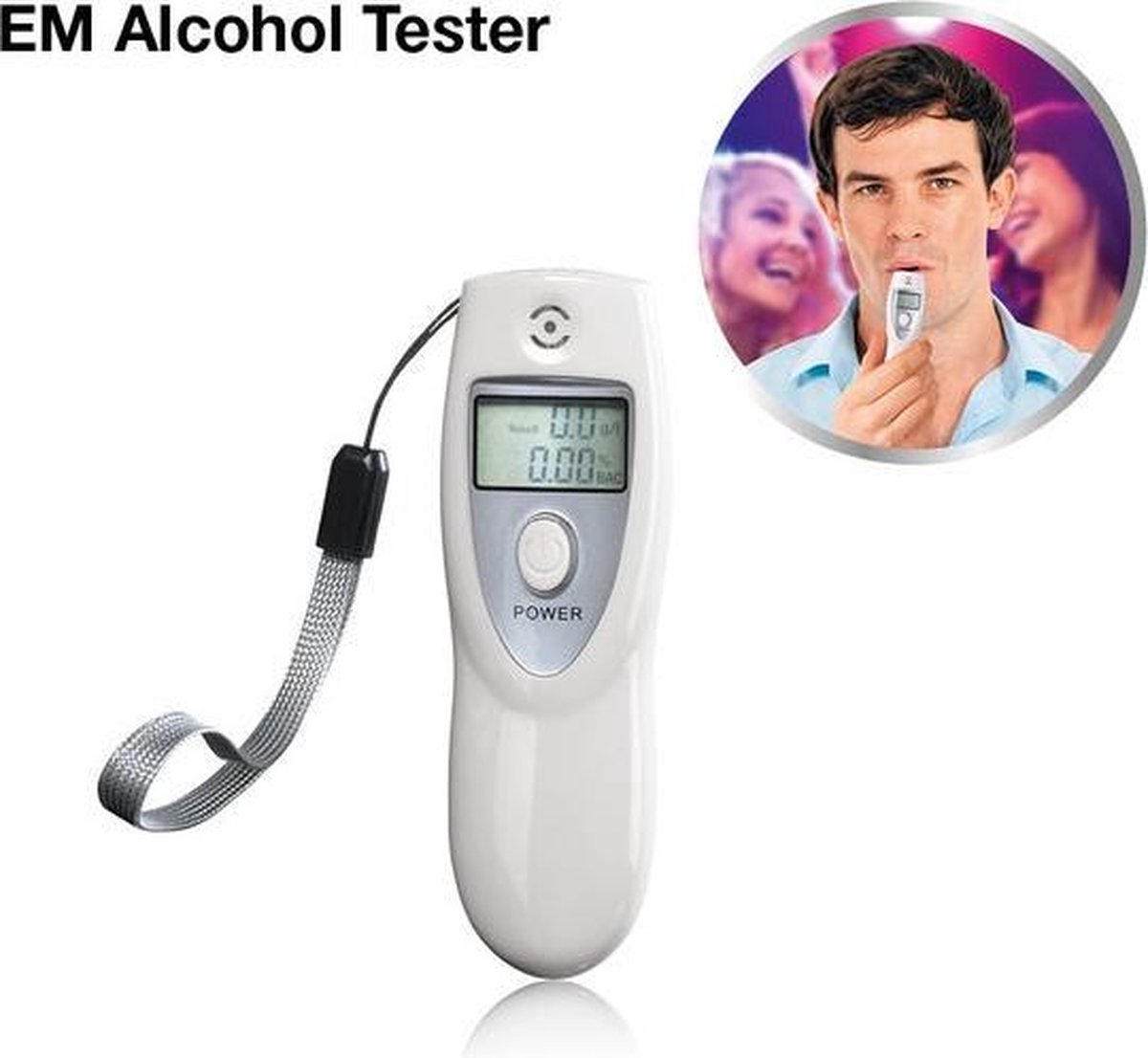Testeur d'alcool numérique - Alcootest Alcohol - Test respiratoire