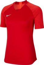 Nike Strike Shirt Korte Mouw Dames - Rood | Maat: 34-36