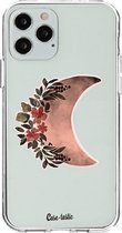 Casetastic Apple iPhone 12 / iPhone 12 Pro Hoesje - Softcover Hoesje met Design - Autumn Moon Print