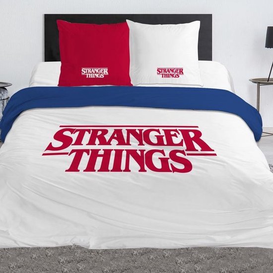 Housse de couette Stranger Things - Lits Jumeaux - 240 x 220 cm - Wit |  bol.com