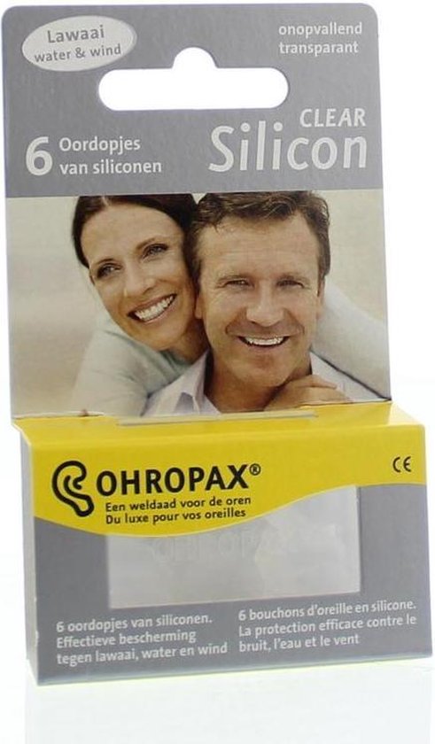 Ohropax - Clear Siliconen Oordoppen - 3 paar - Ohropax