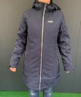 Nordberg softshell winterjas Kjerstin navy melange - maat 3XL