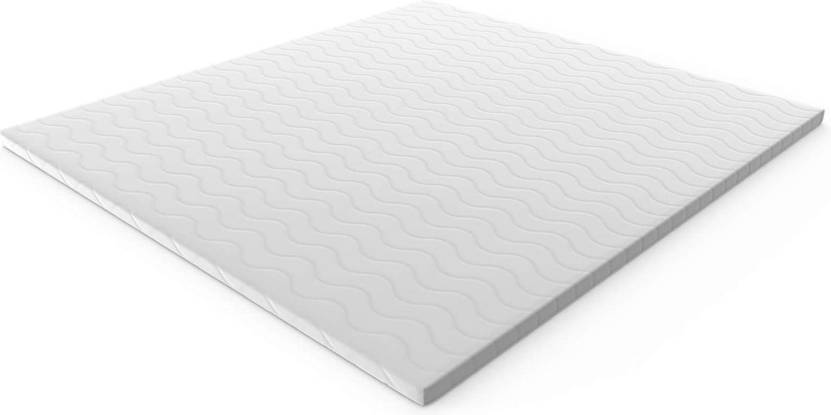 Premium topper - Topdek matras - Drukverlagende Topper koudschuim - HR - 7cm - 80x200