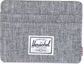 Herschel Charlie RFID -  Raven Crosshatch | Kaarthouder - Anti Skim - voor Mannen en Vrouwen - Grijs