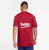 Nike FC Barcelona Strike trainingsshirt heren bordeaux rood